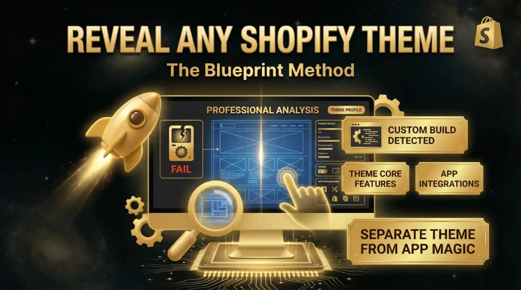 How to See What Shopify Theme a Store is Using: The "Blueprint" Method