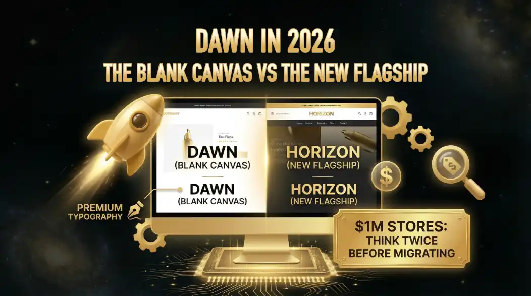 Shopify Theme Dawn in 2026: The "Blank Canvas" vs. The New Flagship
