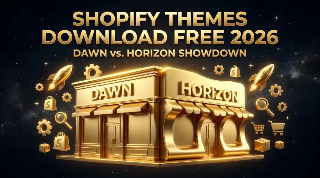 Shopify Themes Download Free 2026: The Dawn vs. Horizon Showdown