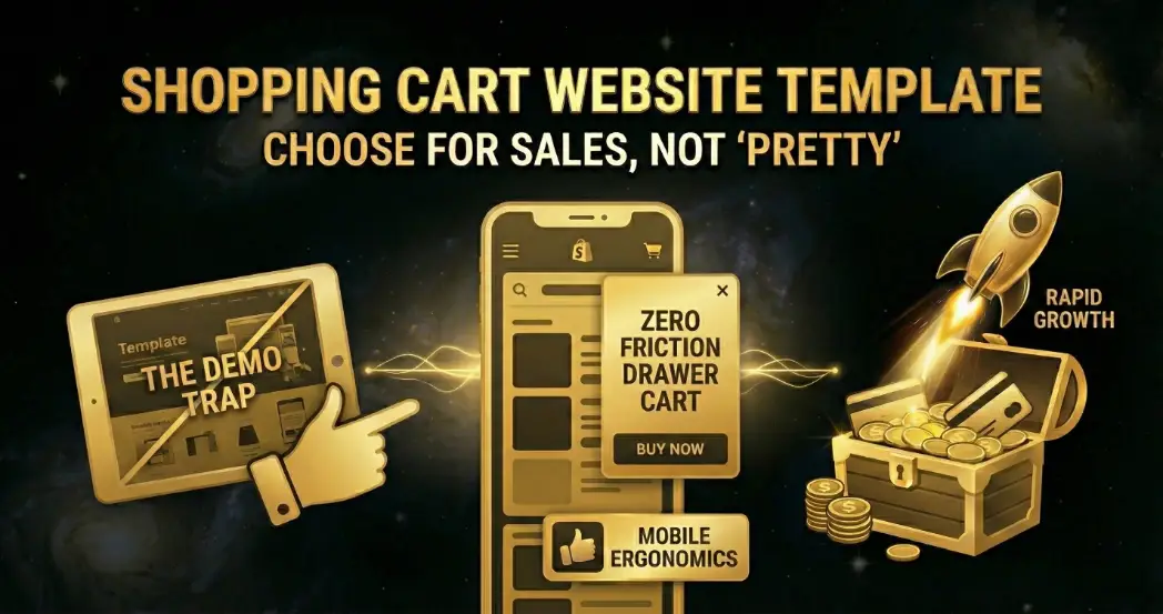 Shopping Cart Website Template: How to Choose One That Actually Sells